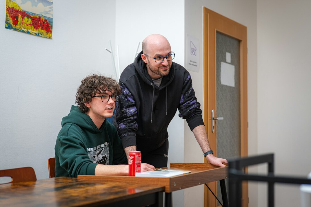 young people discussing future